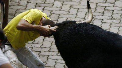 Cuatro heridos en un nuevo encierro de San Ferm�n
