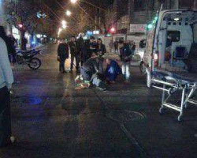 Muri� el peat�n que anoche fue atropellado por un colectivo
