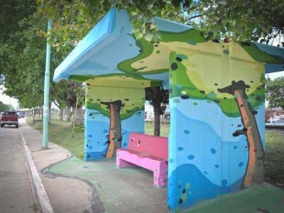 Hacen arte urbano