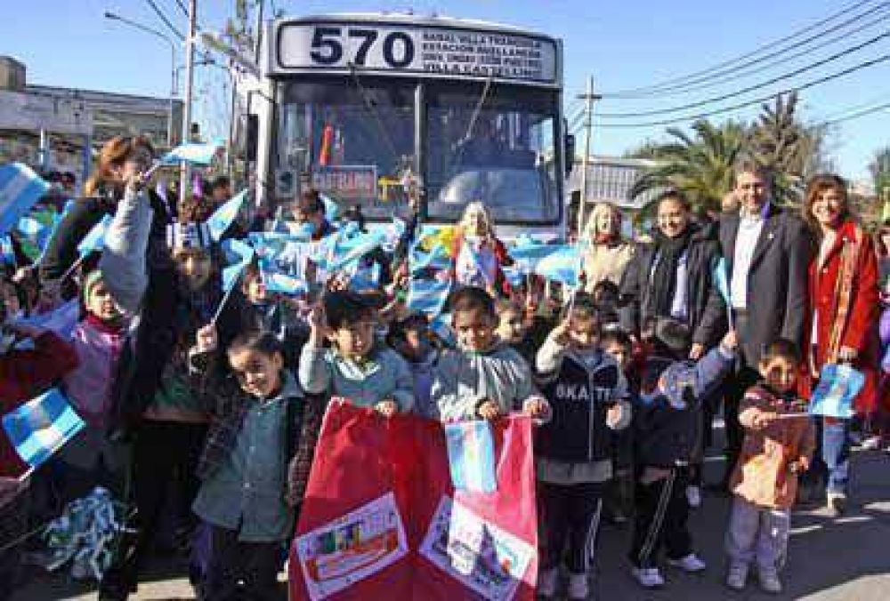 La lnea de colectivos comunal 570 vuelve a pasar por Villa Tranquila