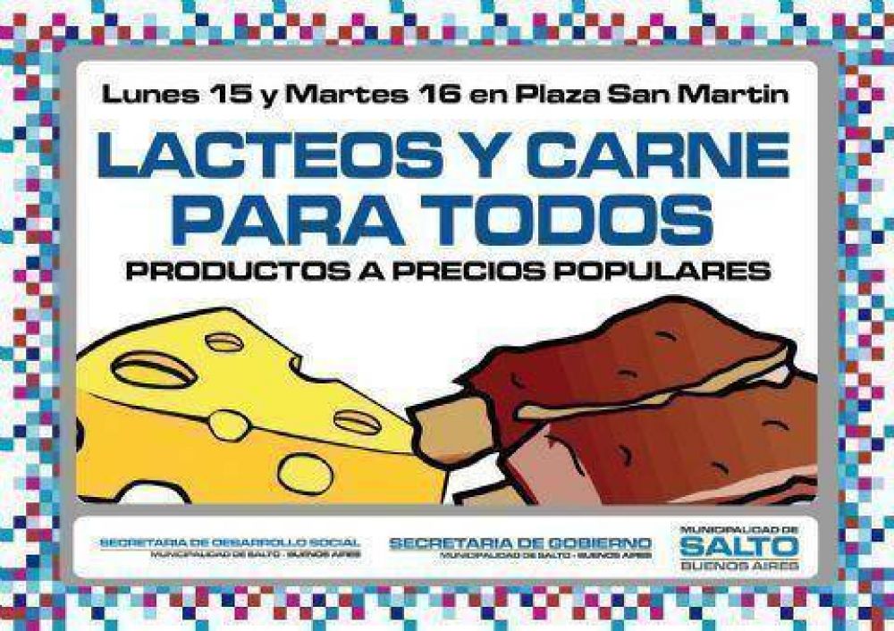 Carne y l�cteos para todos en Plaza San Mart�n