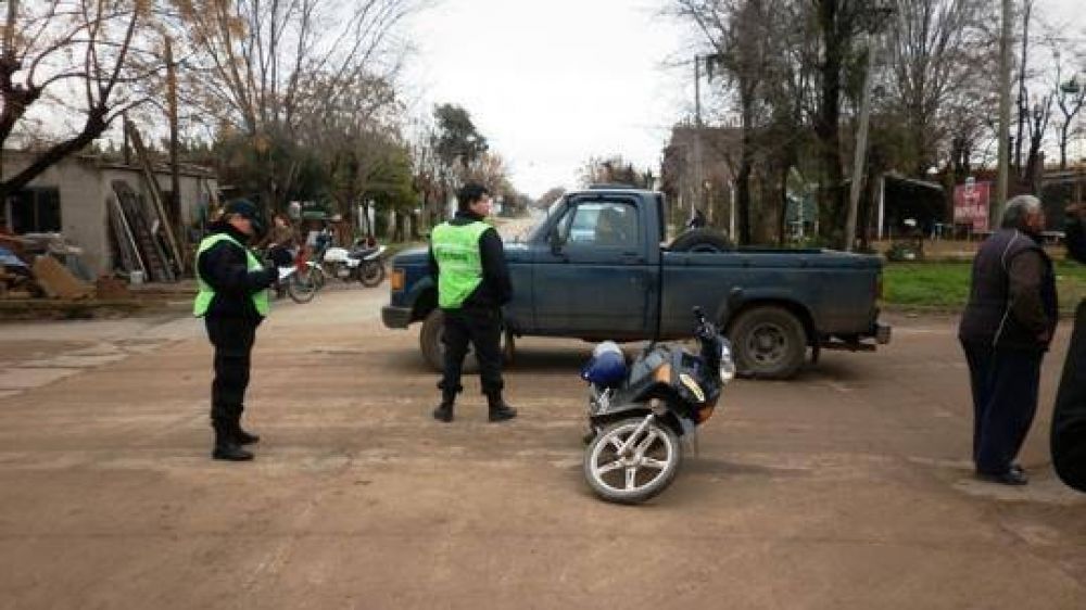 Accidente en la esquina de Belgrano y Arenales