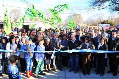 Villa Mercedes: inauguraron 26 cuadras de pavimento para dos barrios