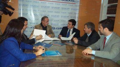 Convenio de cooperaci�n entre la UCIP y la Universidad Atl�ntida Argentina