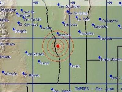 Un sismo de 4.2� en San Luis se sinti� en San Rafael