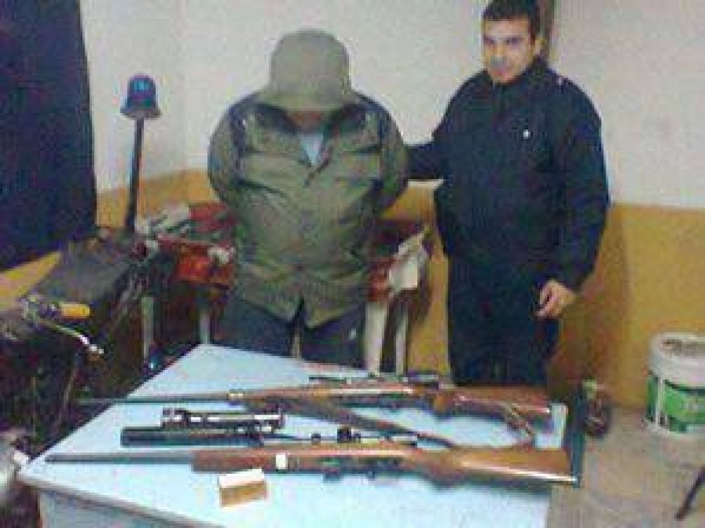 Detienen a cazador furtivo en Vallecito	