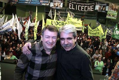 Yauhar y An�bal Fern�ndez: "Somos dos militantes m�s del proyecto que conduce Cristina Kirchner"