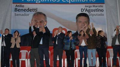 Sanz estuvo en Larroque donde la UCR busca recuperar votos	 