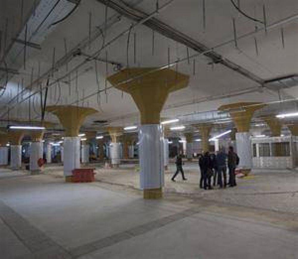 Inauguran una terminal subterr�nea para combis