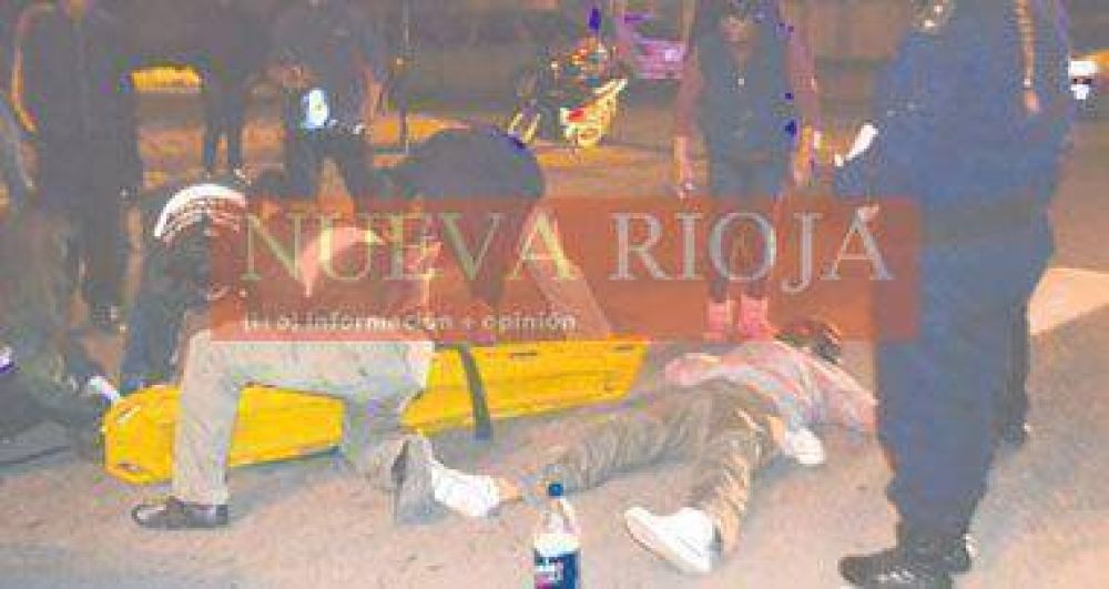 Dos heridos de gravedad en un tremendo accidente de tr�nsito
