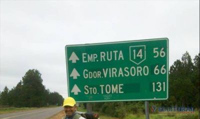 Tras caminar 300 kil�metros, un docente dio gracias y elev� plegarias en la Bas�lica
