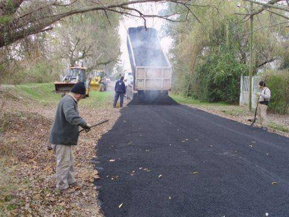 El municipio realiz� trabajos en la zona de Dique Luj�n y Villa La �ata