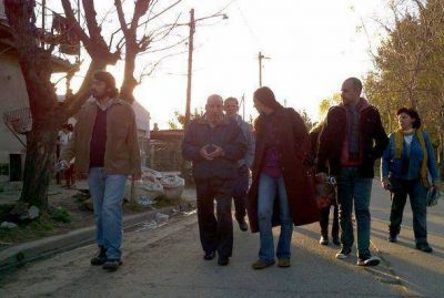 Osvaldo Amieiro y sus candidatos recorrieron barrios de San Fernando