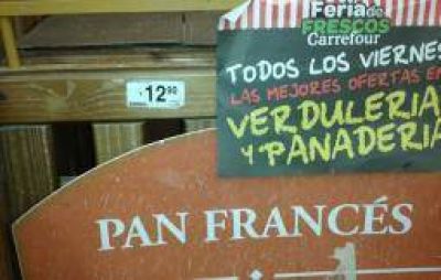 En super e hiper riojanos no se consigue el kilo de pan a $10