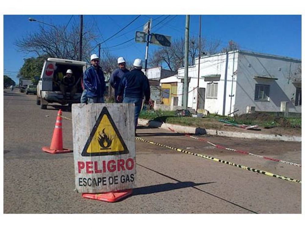 Debieron evacuar un barrio de Concordia por un escape de gas