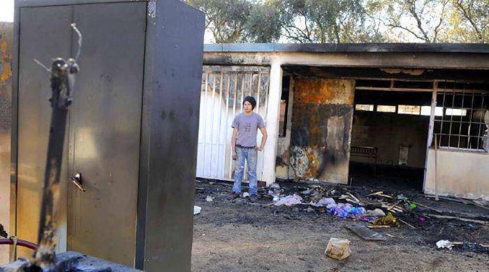 Un incendi� da�� escuela de oficios para personas con discapacidad