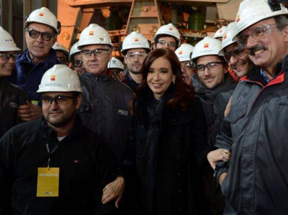 Cristina en Ramallo: "Somos un gobierno que hizo eje en la reindustrializaci�n"