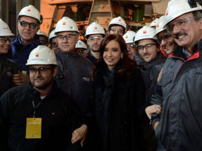 Cristina en Ramallo: "Somos un gobierno que hizo eje en la reindustrializaci�n"
