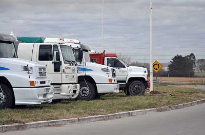 Reuni�n clave por el conflicto de camioneros con cerealeras
