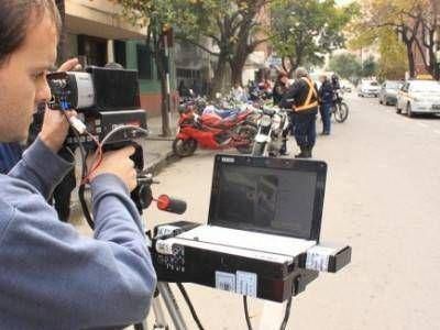 Los inspectores de tr�nsito salieron a la calle con radares