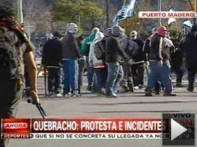 Quebracho provoc� incidentes en Puerto Madero