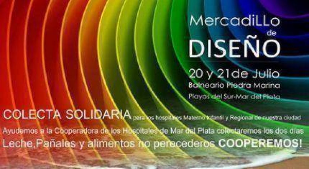 Anuncian para este fin de semana un Mercadillo de Dise�o en el Balneario Piedra Marina