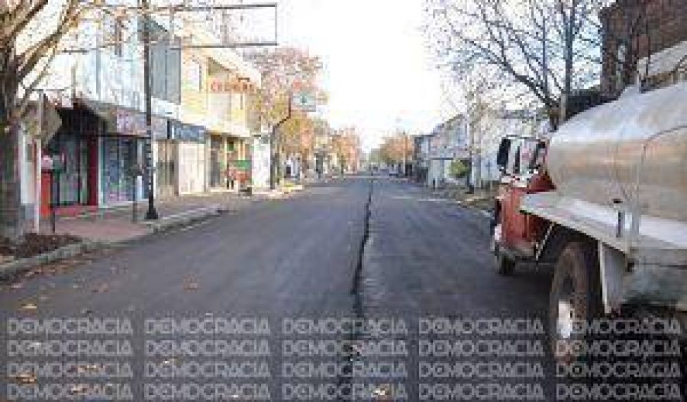Finaliz� la repavimentaci�n de la avenida Primera Junta
