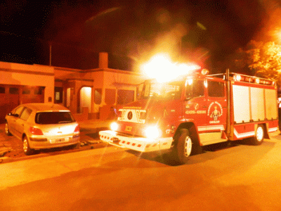Incendio en el lavadero de una vivienda 