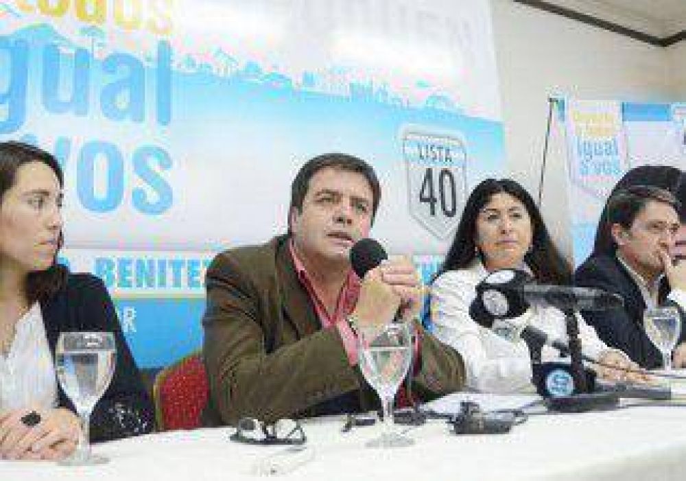 Ben�tez y S�nchez se presentaron por el FAP 