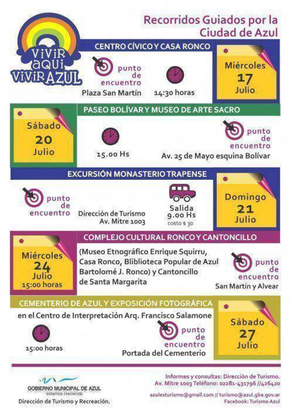 El Gobierno Municipal implementa el programa tur�stico "Vivir aqu�, Vivir Azul"