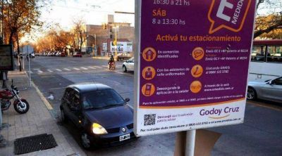 Suspenden el estacionamiento medido en Godoy Cruz