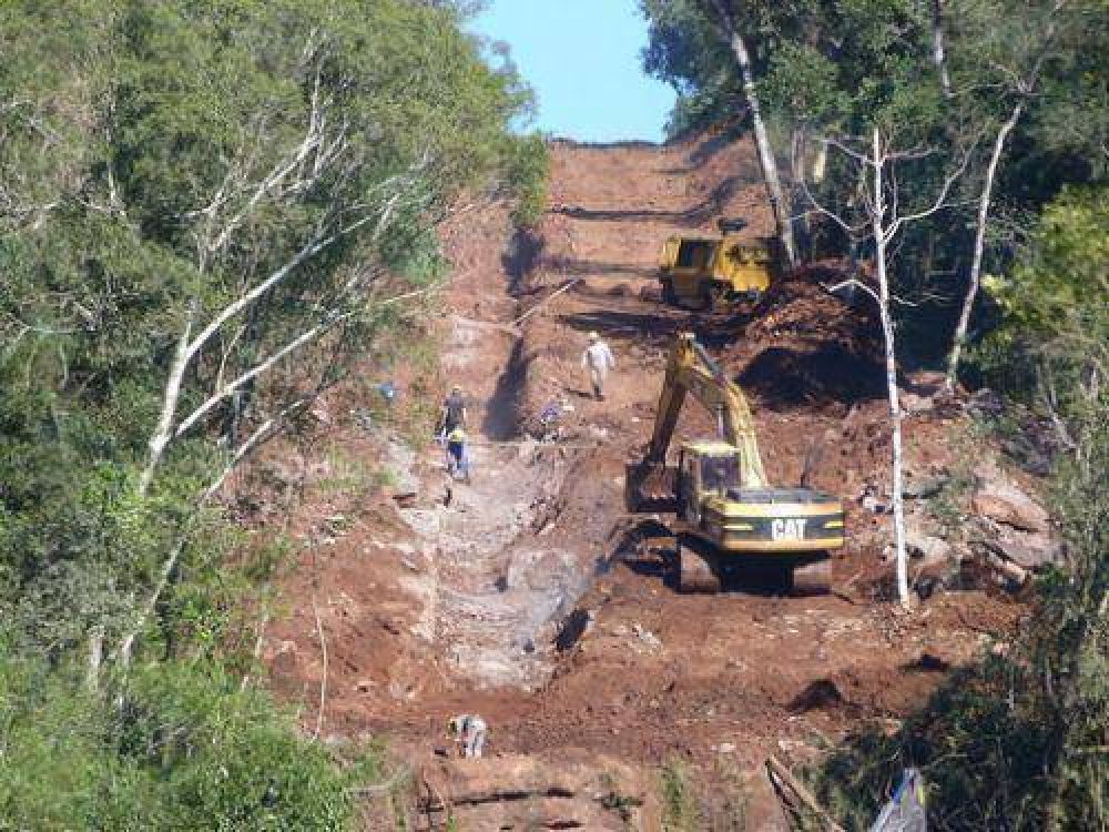 La obra del acueducto del arroyo Bonito de Ober� tiene un 40 por ciento de avance 