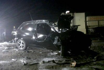 Choque en la ruta 5: un herido
