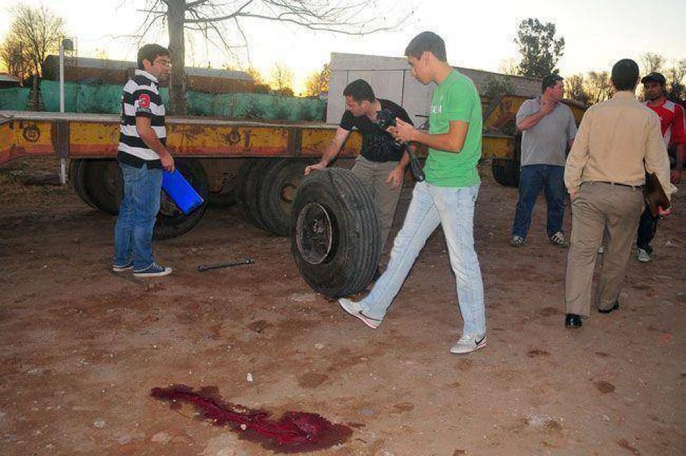 Gomero result� gravemente herido en un accidente