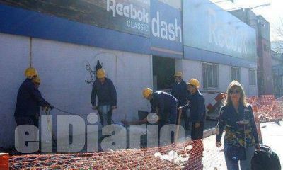 Comenzaron a reformar las primeras veredas del centro de la ciudad