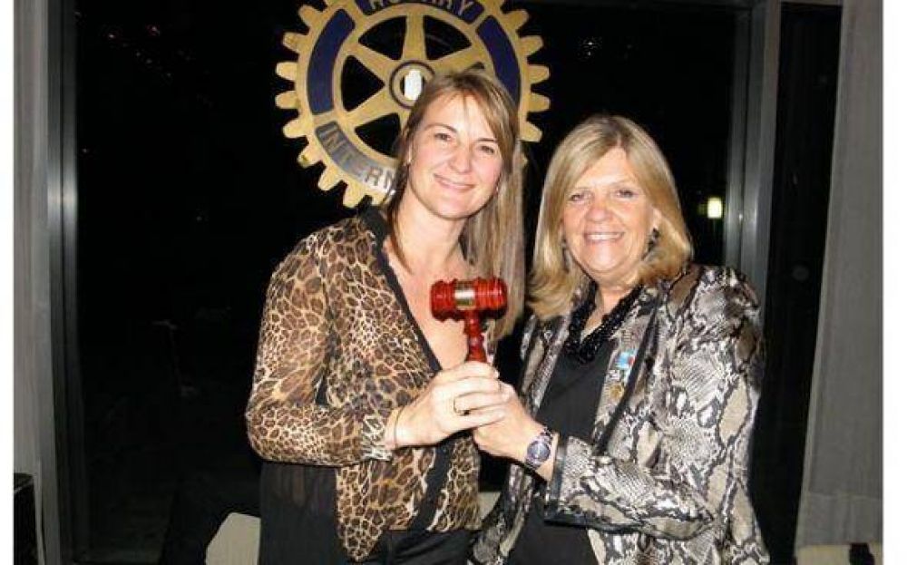 Ana Saric es la nueva presidente de Rotary Club Pilar Norte
