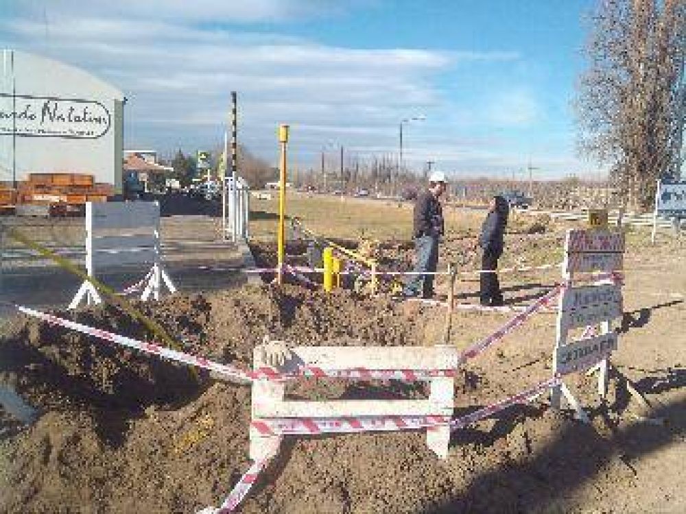 Llega el gas al barrio Costa Oeste de Allen
