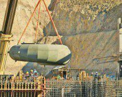 Colocaron una pieza fundamental para la generaci�n de energ�a en Punta Negra