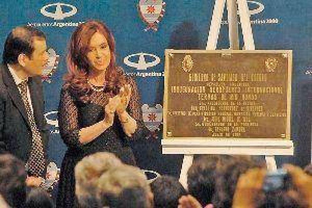 Cristina inaugurar� obras en Las Termas y luego celebrar� el cumplea�os de la ciudad