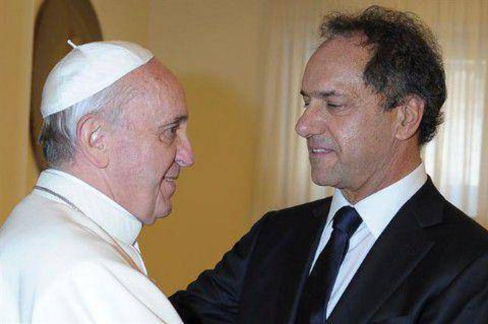 Scioli se encontrar� por segunda vez en el mes con el papa Francisco
