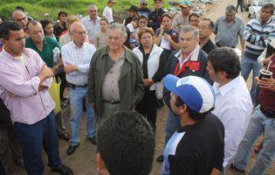 Municipio y provincia se unen para dotar de infraestructura al Asentamiento 29 de Agosto