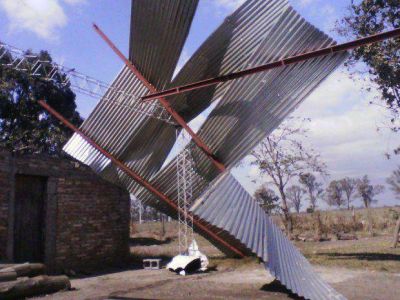 Destrozos por vientos de m�s de 70 km