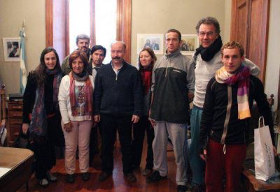 Fueron declarados hu�spedes de honor los representantes del Centro Coreogr�fico de Nantes