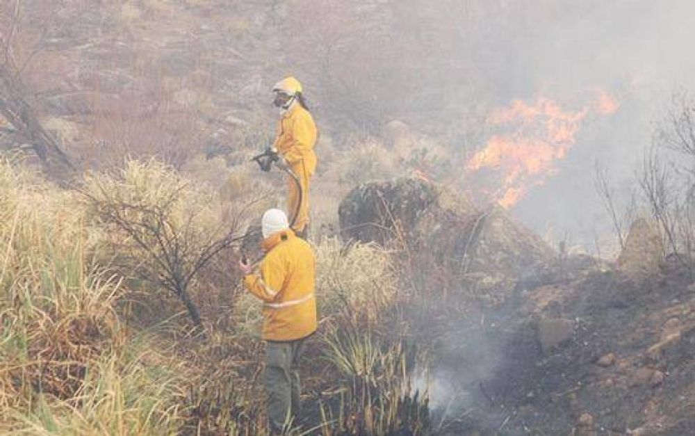 Incendio afecta cerros de Taf� del Valle