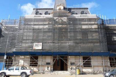 Avanzan las obras en el Palacio Municipal