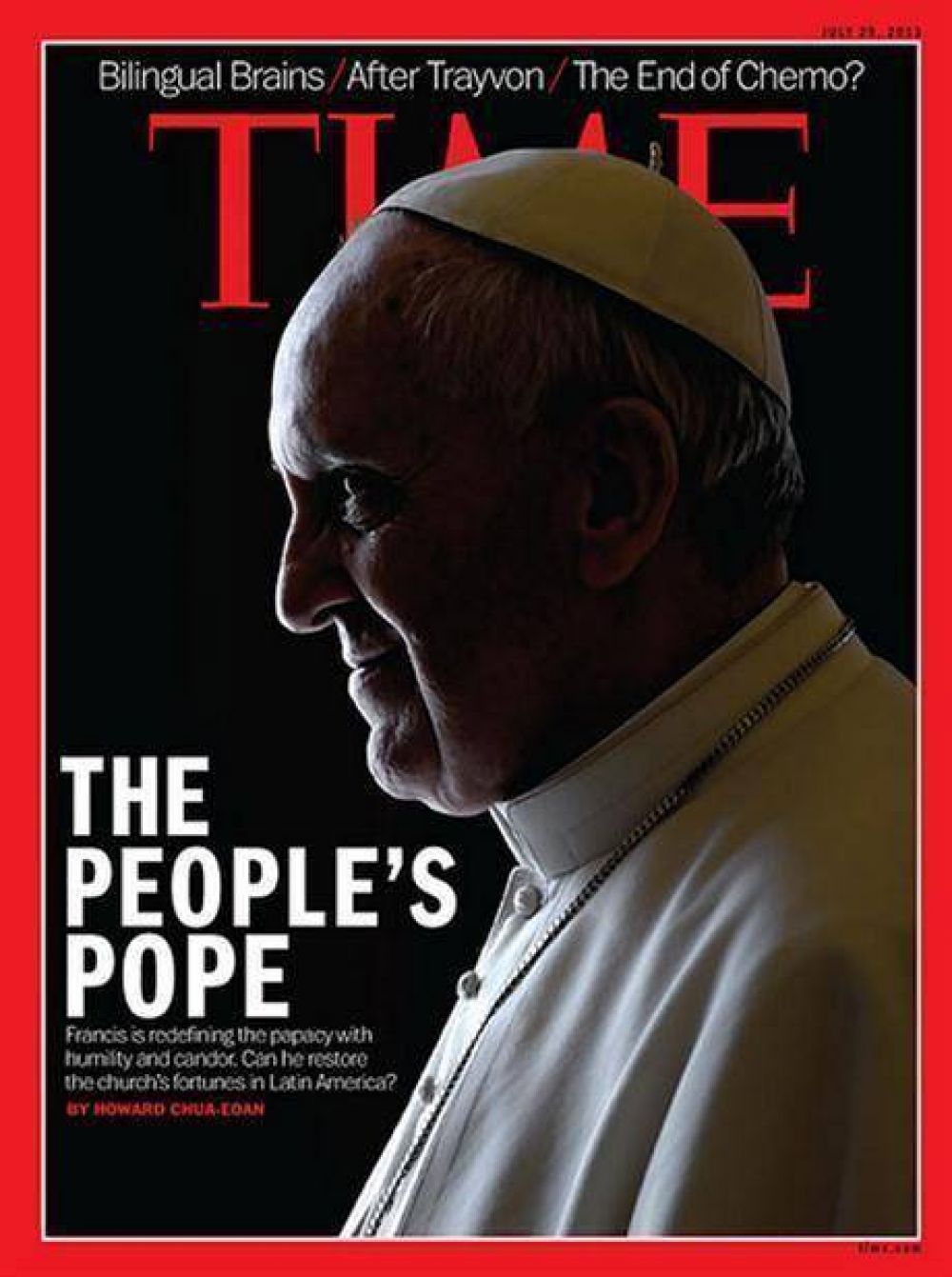 Francisco, otra vez en la tapa de la revista Time