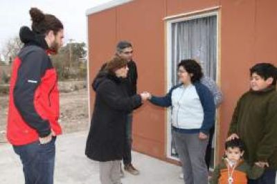 Entregaron M�dulos Habitacionales en Caucete, Pocito y 9 de Julio