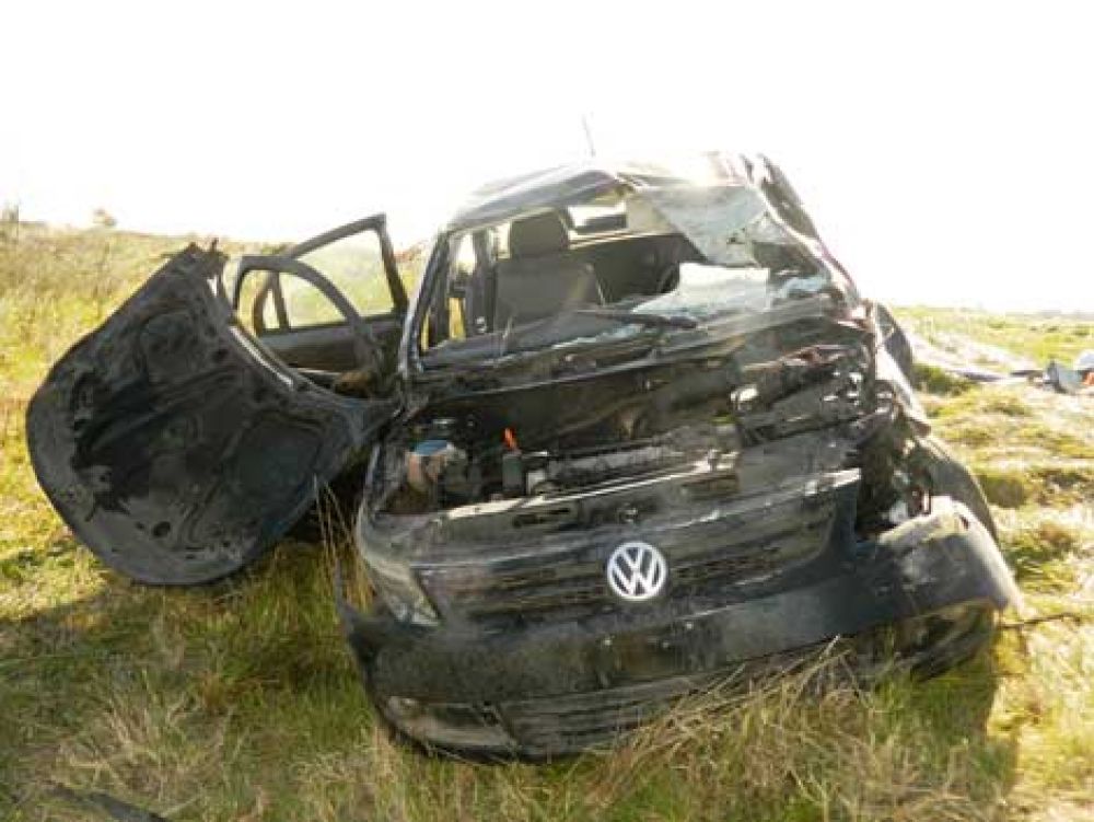 Fatal vuelco en la Ruta 30 