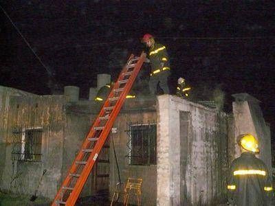 Se incendi� una vivienda: importantes da�os