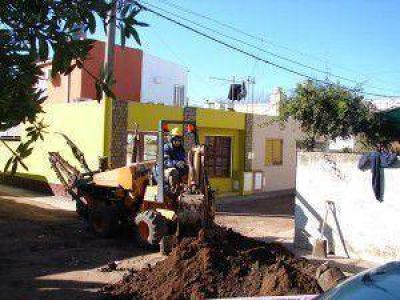 Comenzaron obras de gas en el Barrio Norte